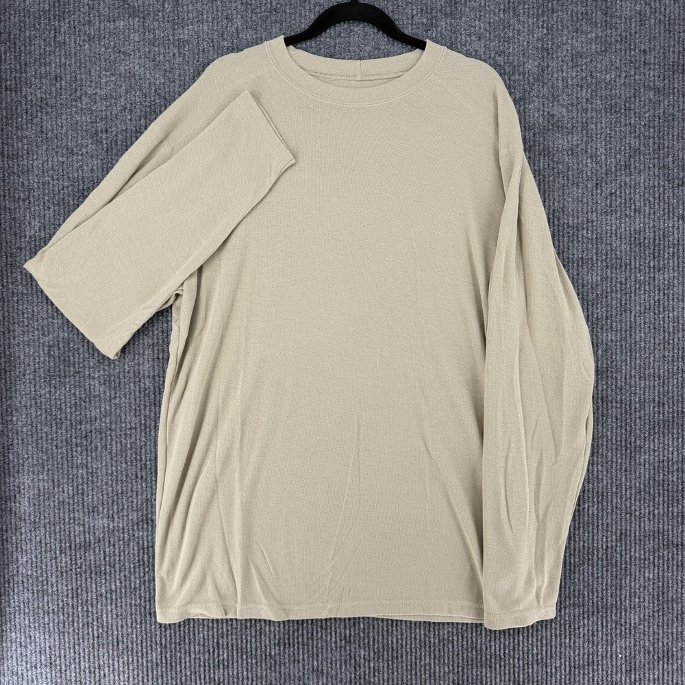 DriFire FR mens long sleeve shirt flame resistant base layer usa made beige xl